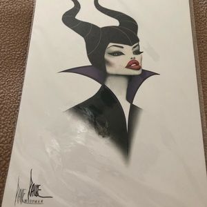 Autographed picture of Disney’s Maleficent